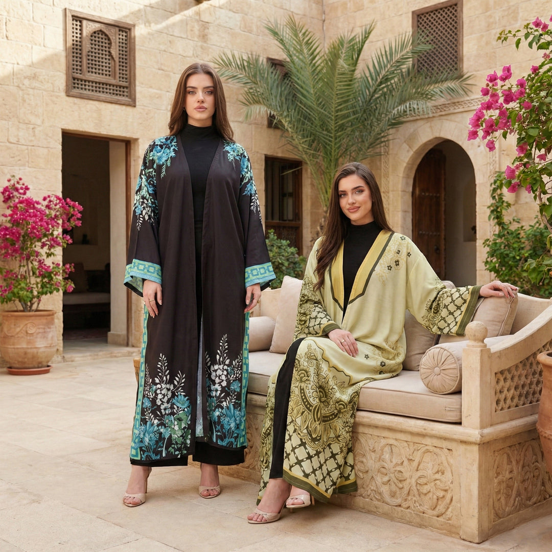 Open Front Abayas