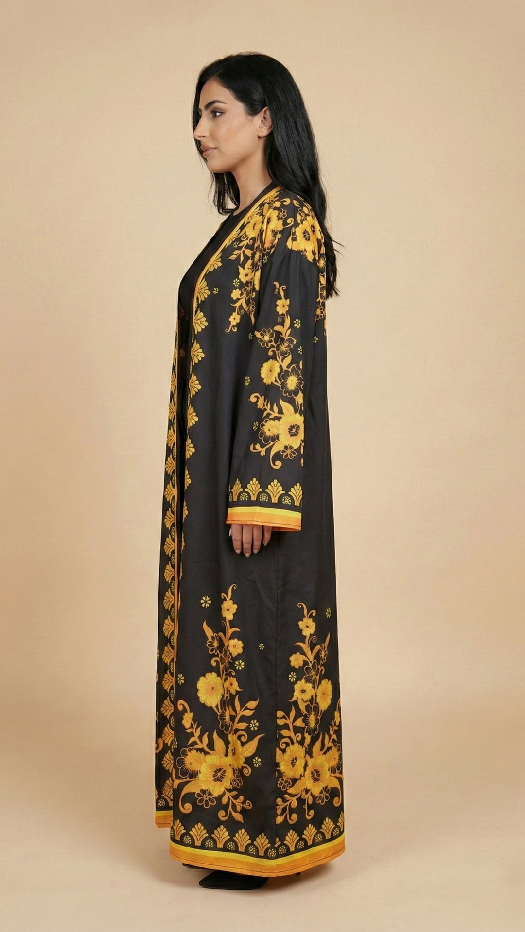 Noireva Open Front Abaya
