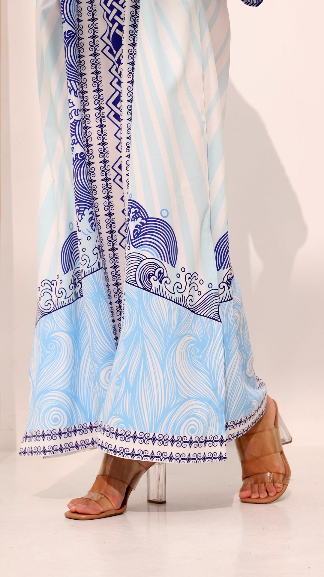 Ocean Whispers Kaftan Dress
