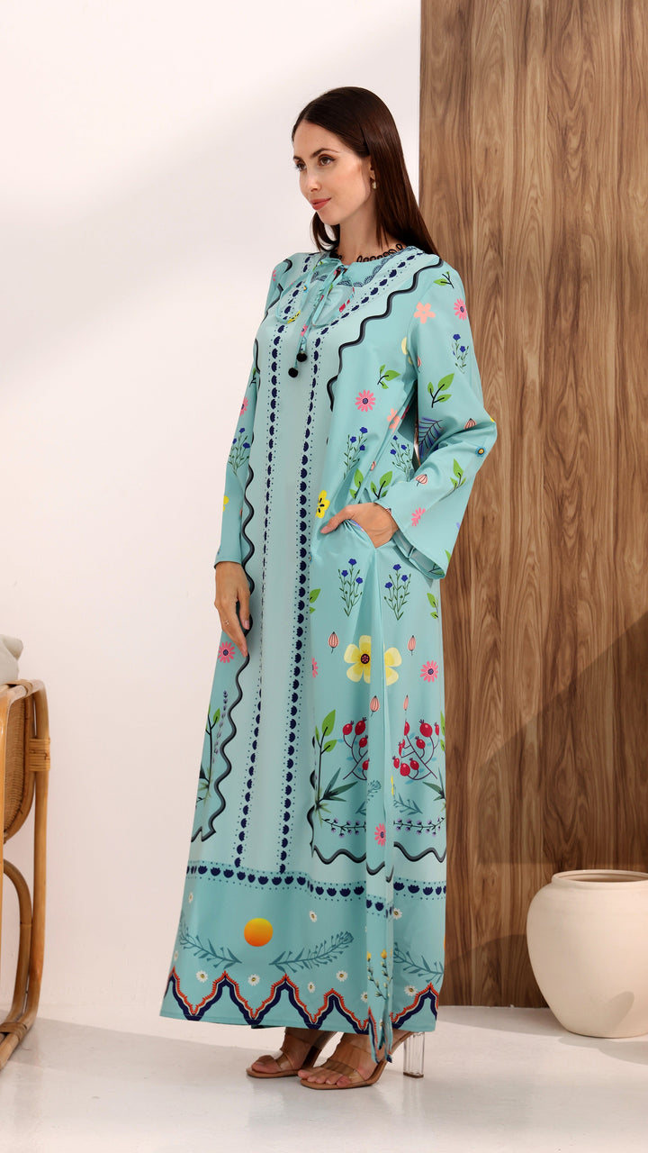 Sable Kaftan Dress