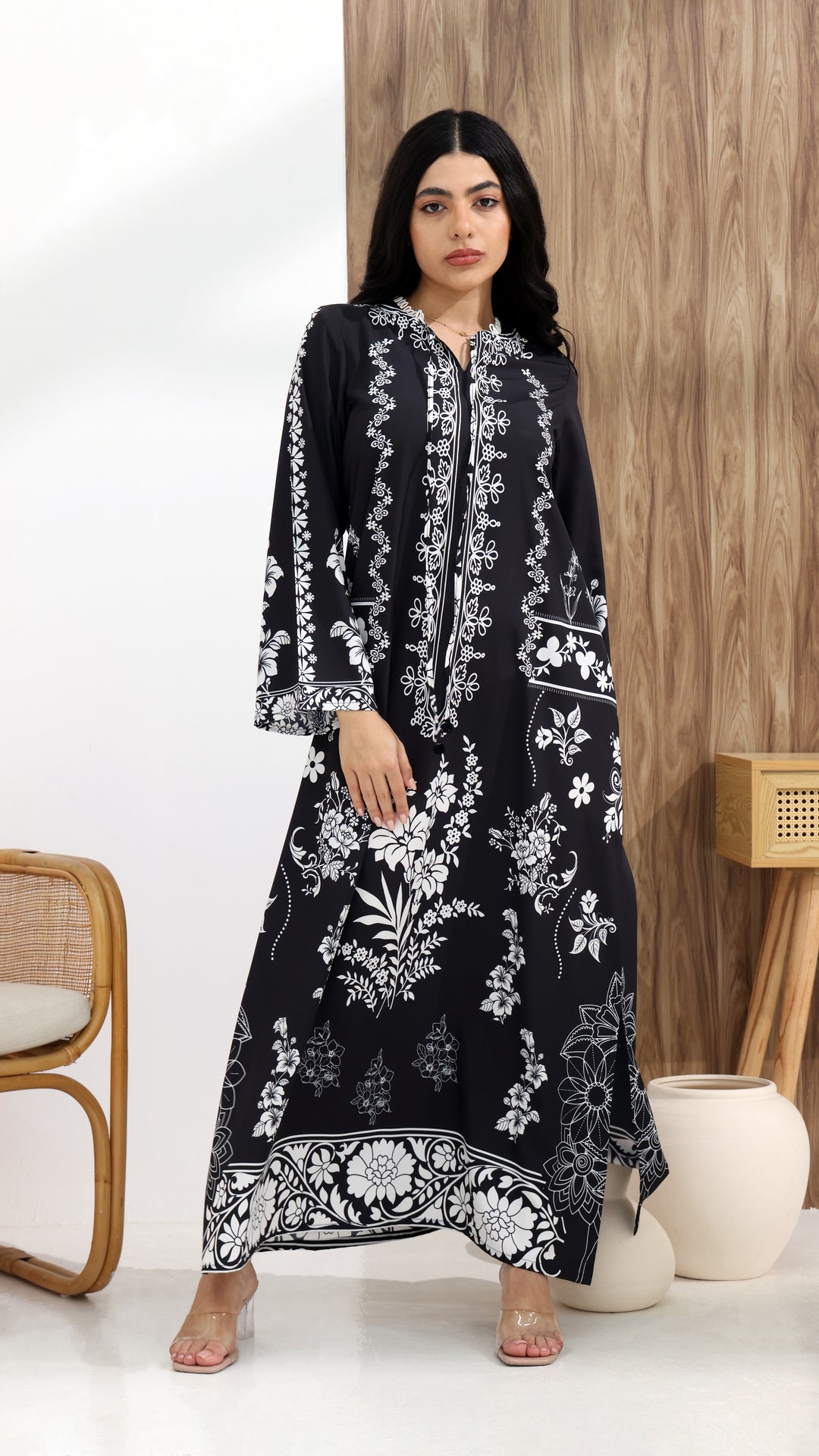 Sylvie Noire Kaftan Dress