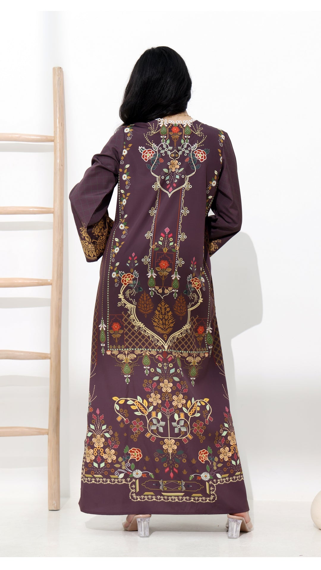 Cressida Garnet Kaftan Dress