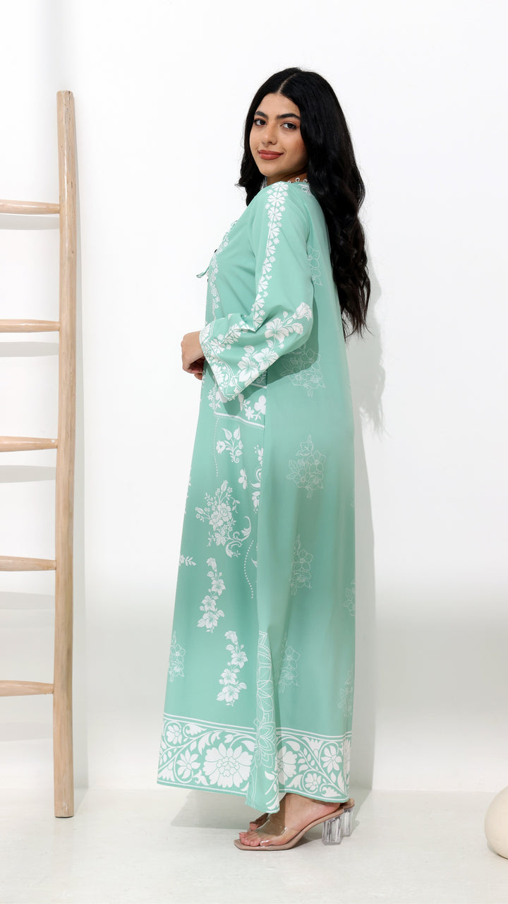 Sylvie Azurea Kaftan Dress