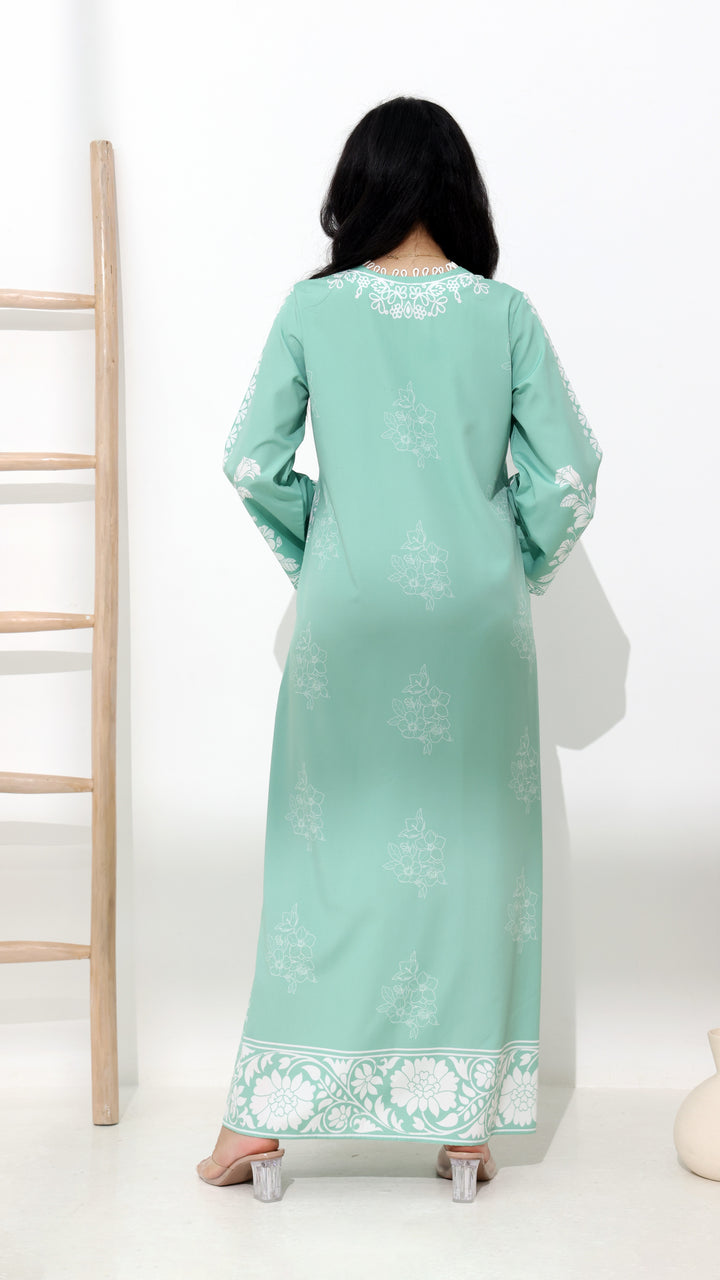 Sylvie Azurea Kaftan Dress