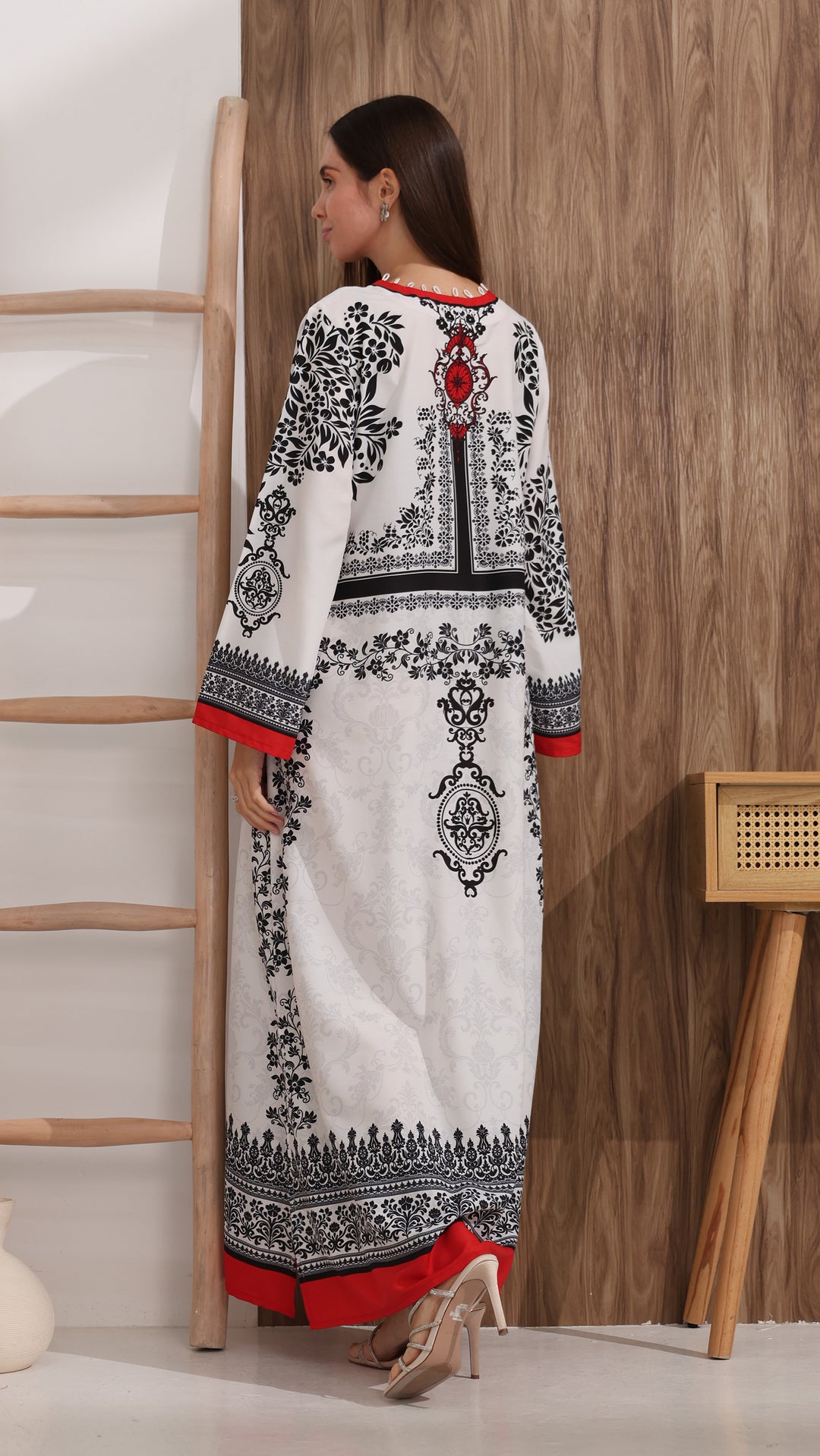 Corvienne Kaftan Dress