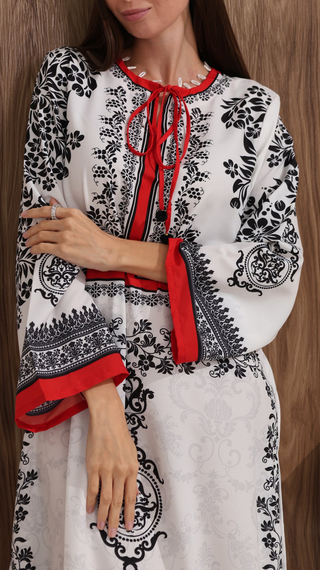 Corvienne Kaftan Dress