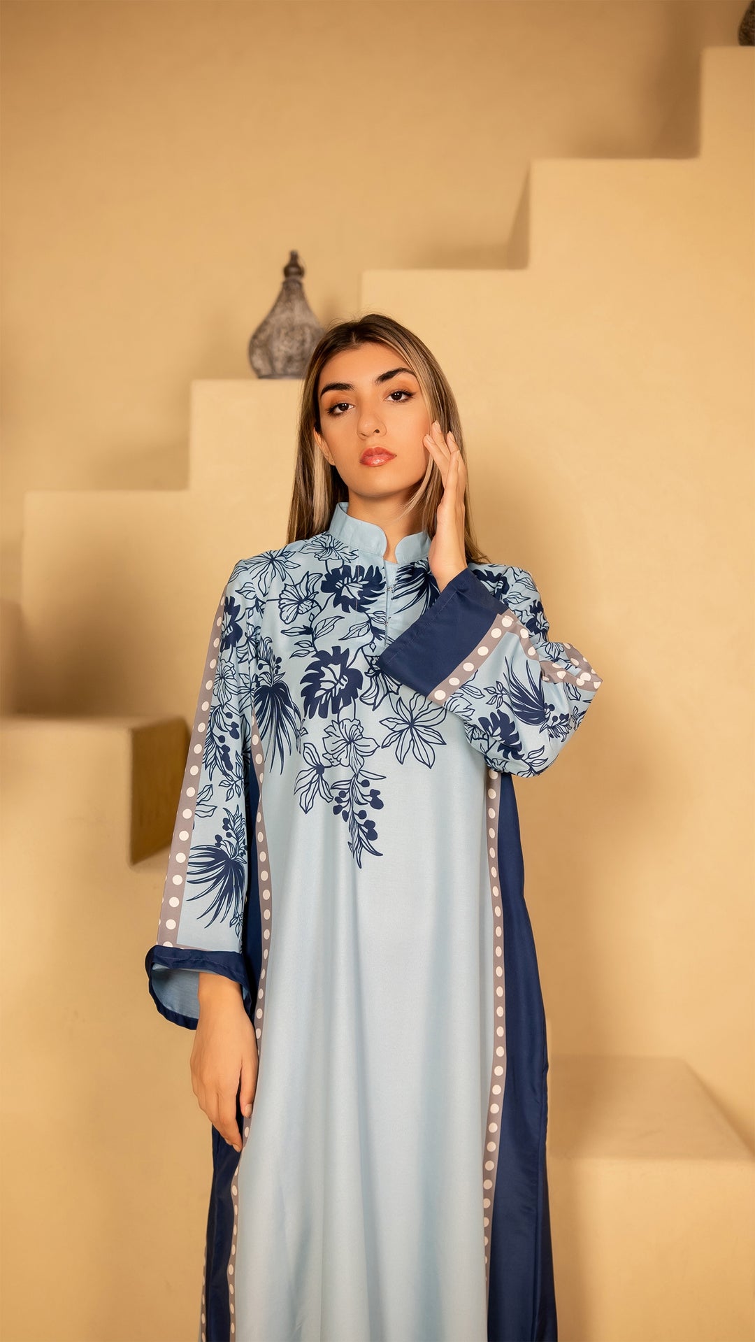 Rovelle Azurea Kaftan Dress