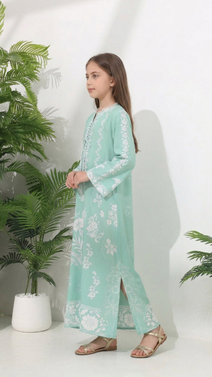 Sylvie Azurea Kids Kaftan Dress