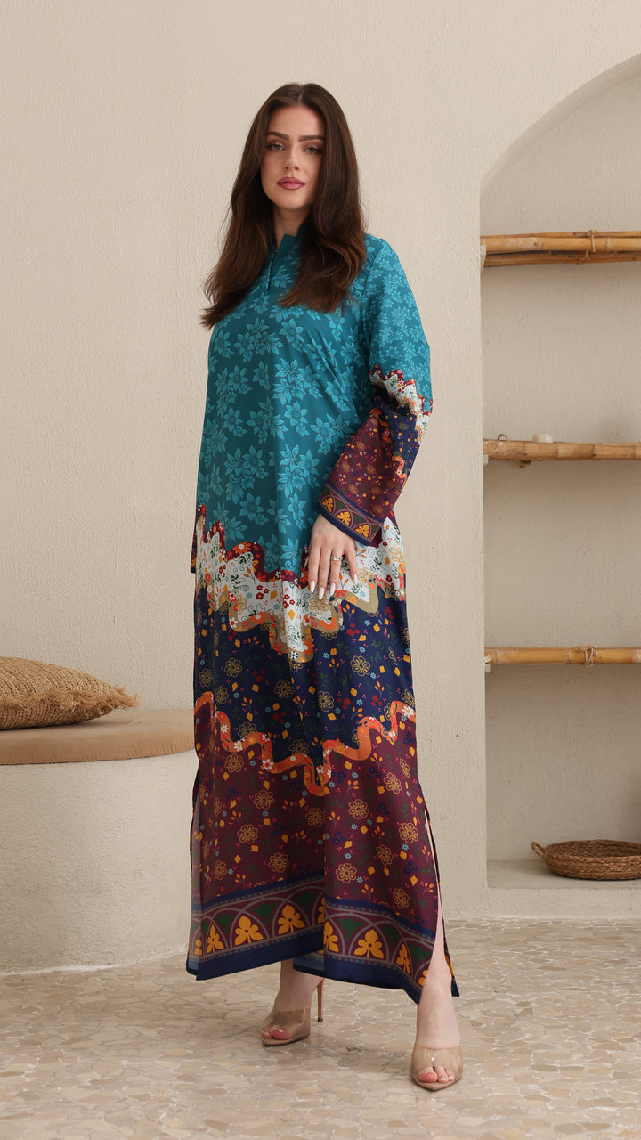Rubelina Ciel Kaftan Dress