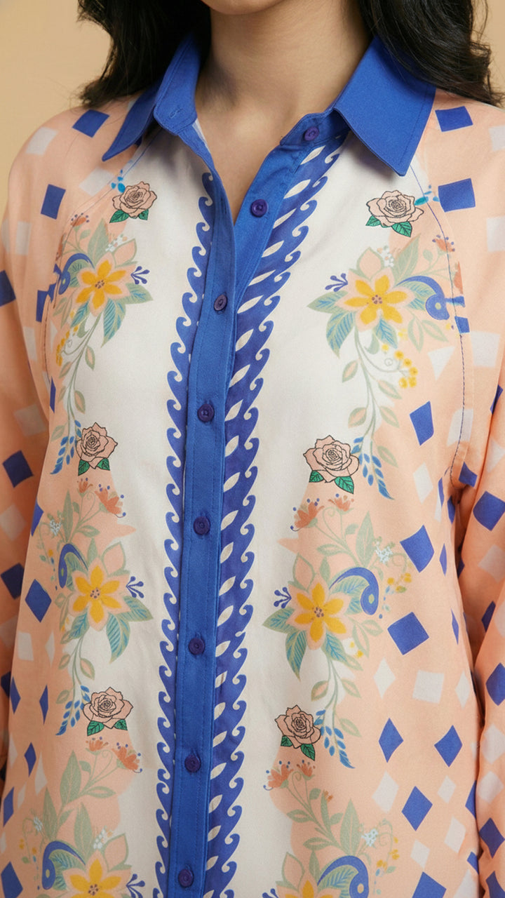 قميص ميلور بأزرار أمامية