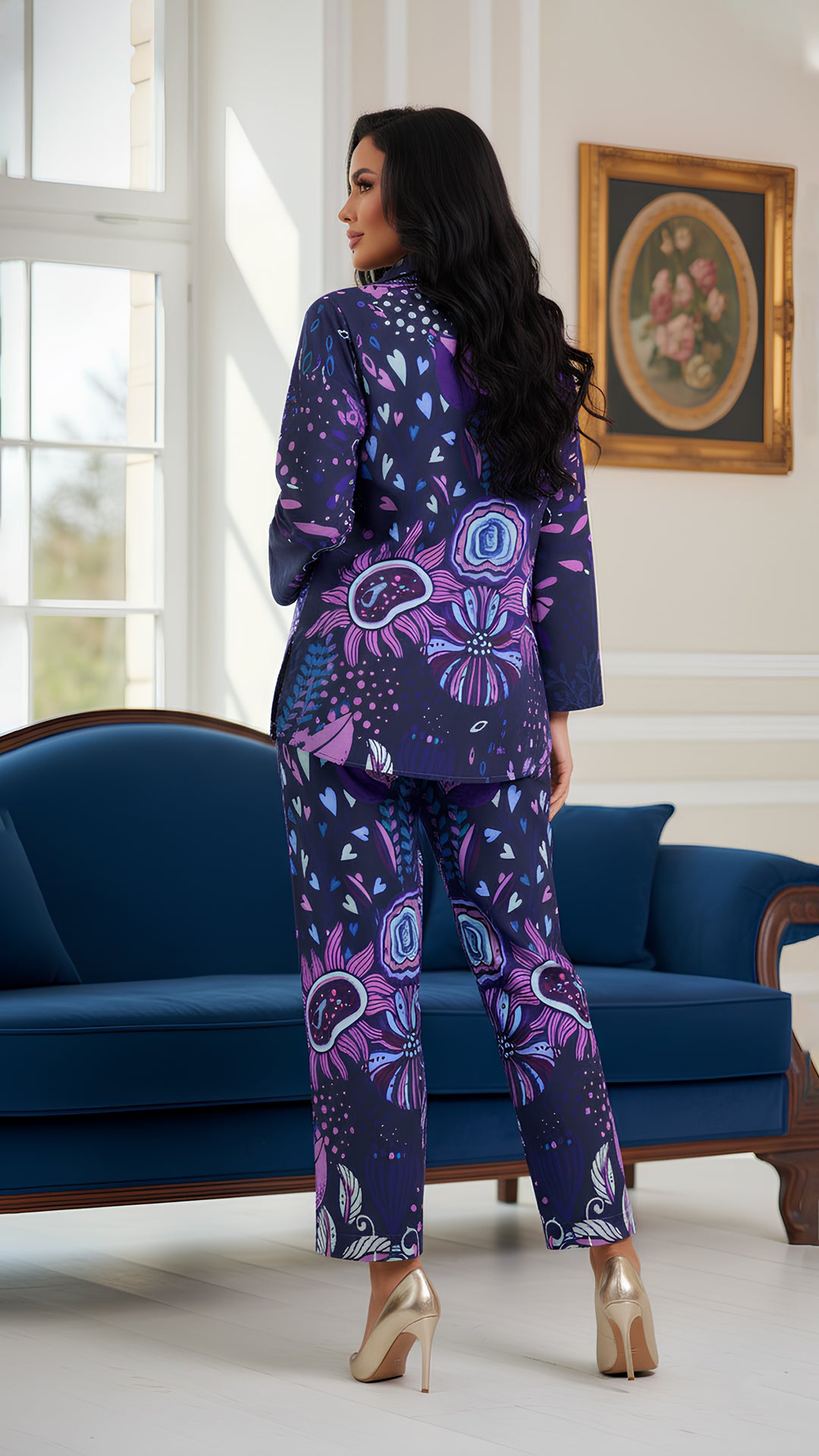 طقم ميريل الأزرق المتناسق