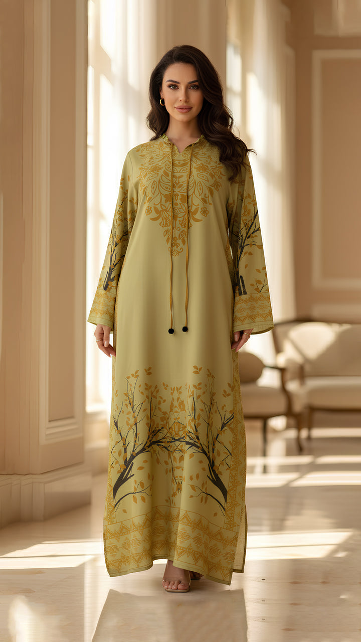 Elaren Fawn Kaftan Dress