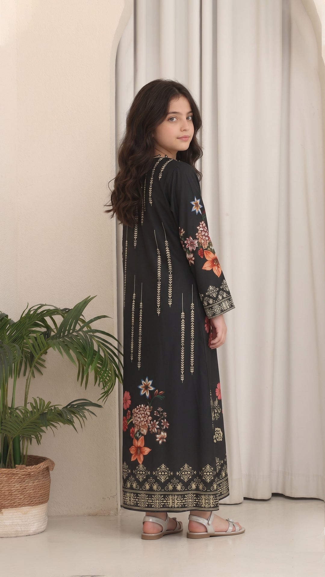 Azurielle Kids Kaftan Dress