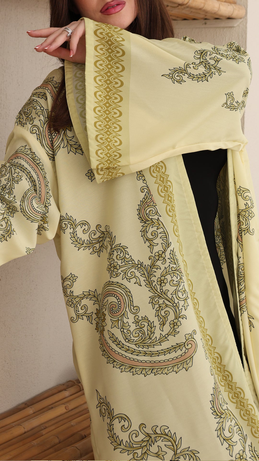 Lumira Open Front Abaya