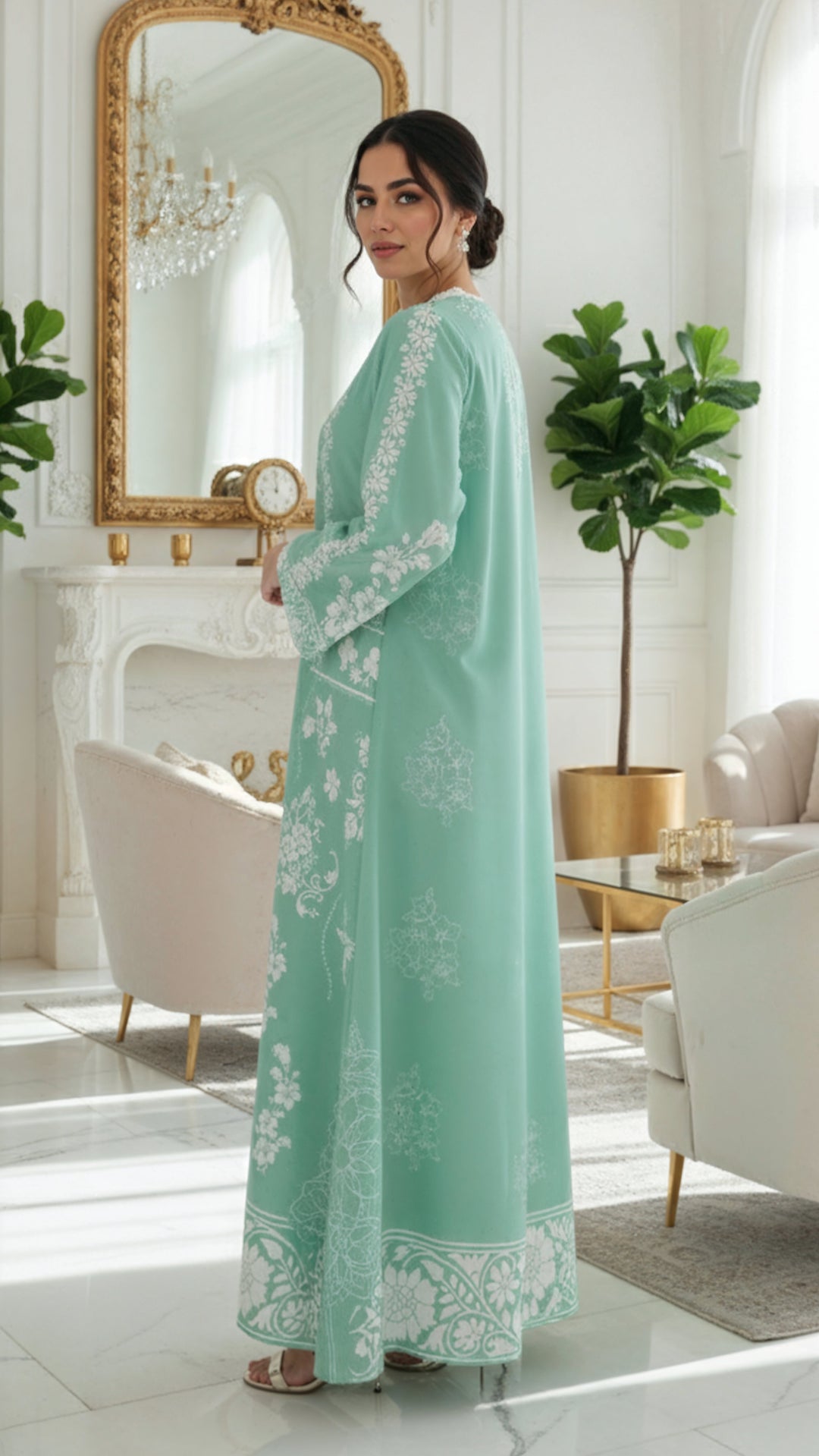 Sylvie Azurea Kaftan Dress