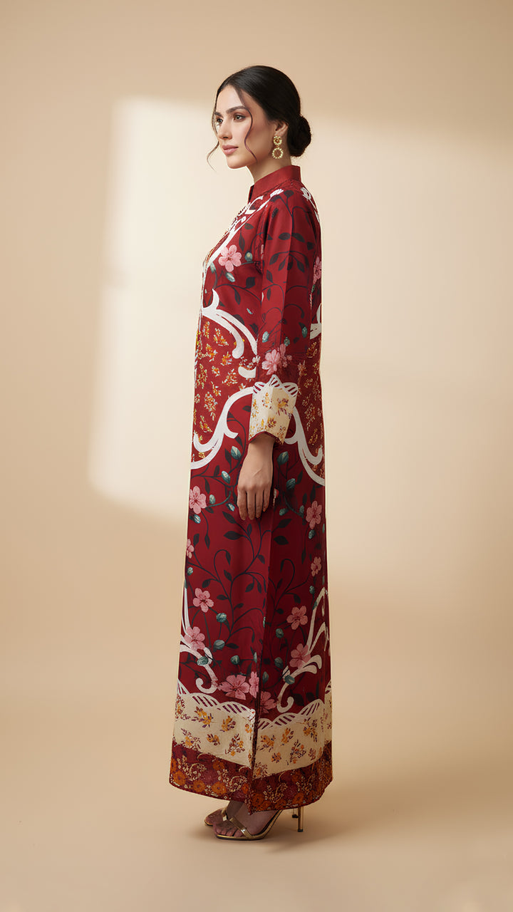 Crimsonelle Kaftan Dress