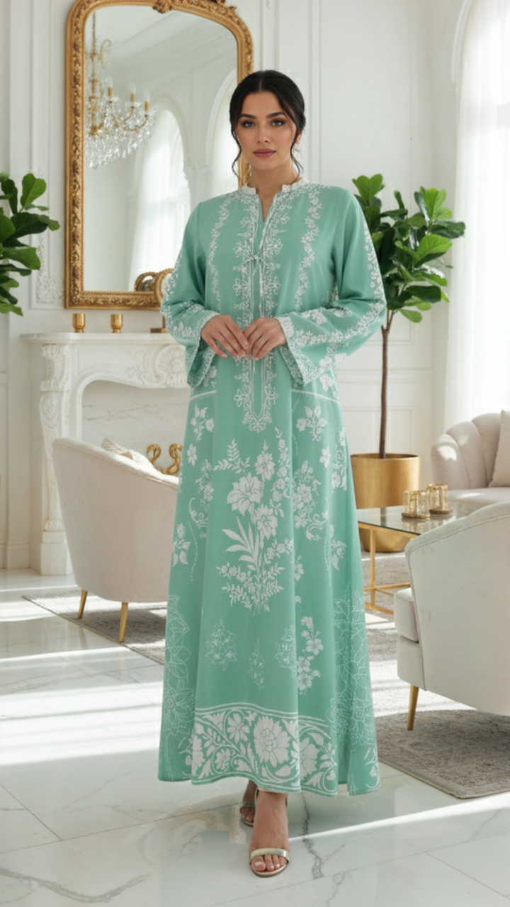Sylvie Azurea Kaftan Dress