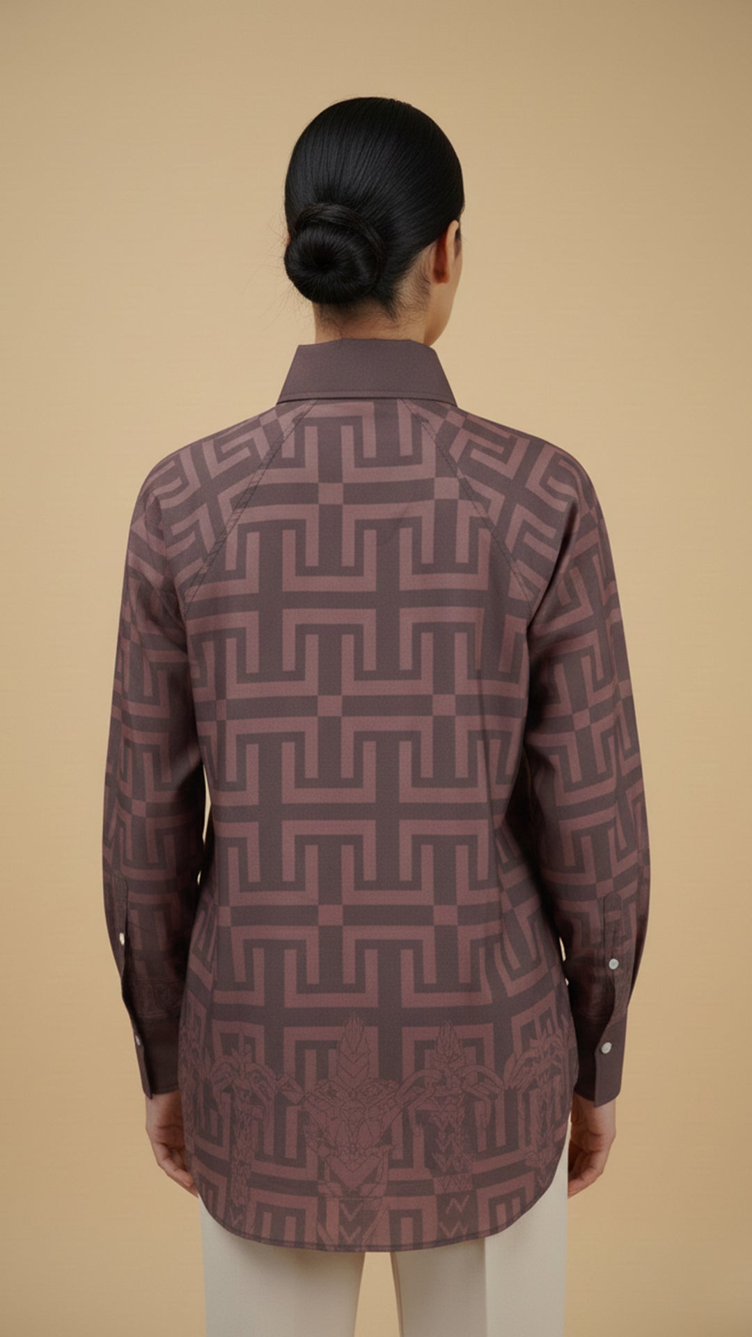 قميص موكاريس بأزرار أمامية