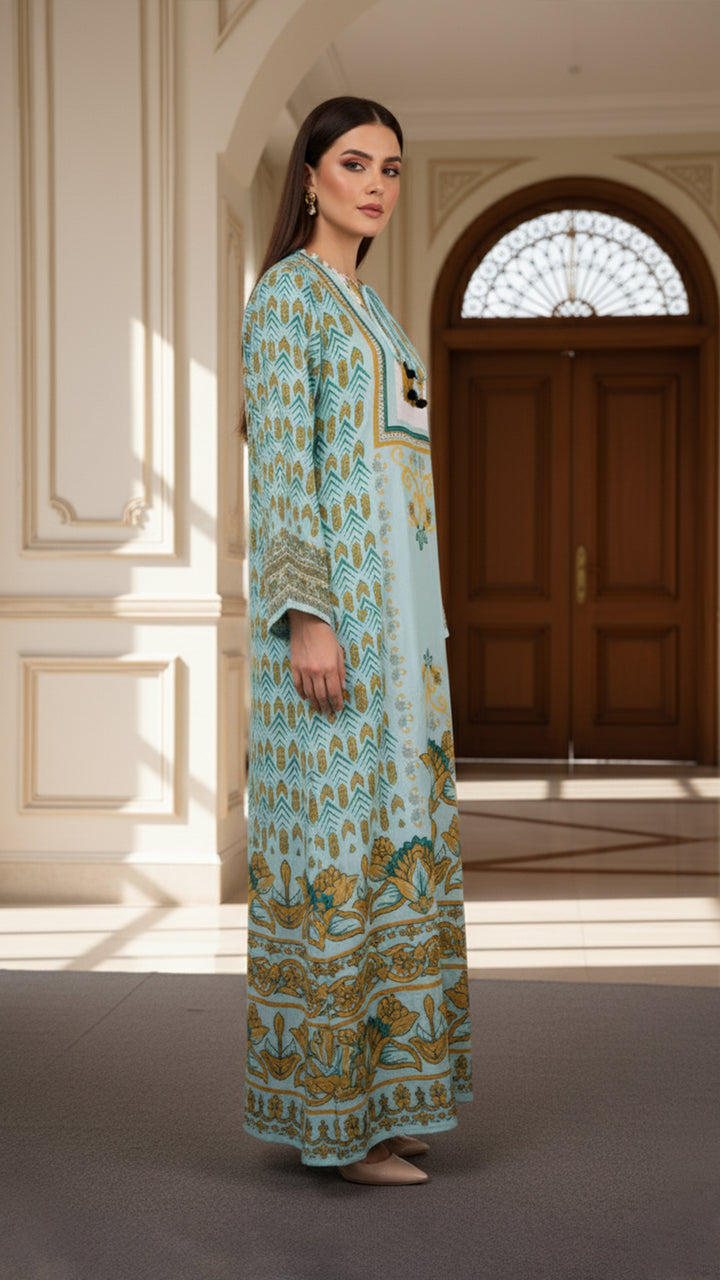 فستان قفطان Verdant Dawn