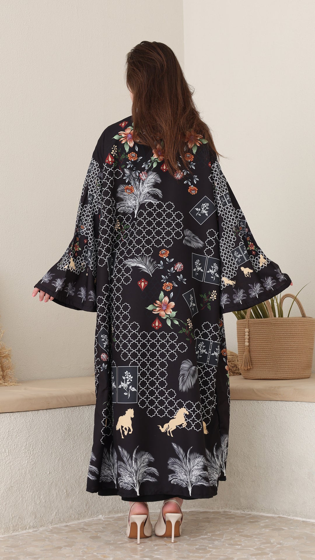 Obsidara Open Front Abaya