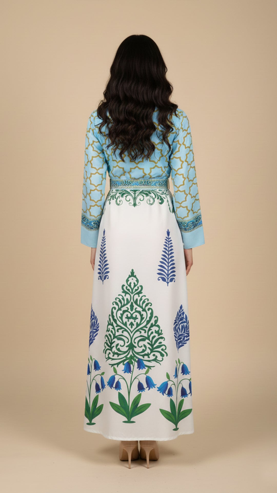 فستان زيرا بلو