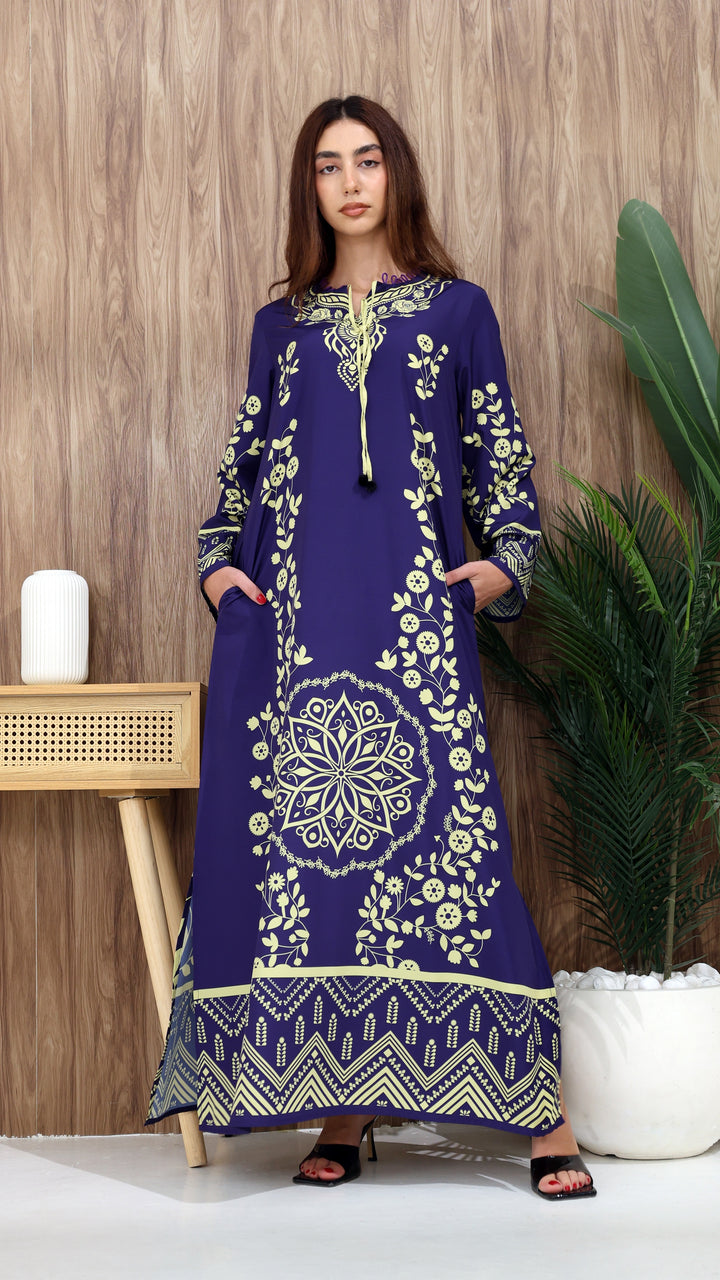 Aurelya Lune Kaftan Dress
