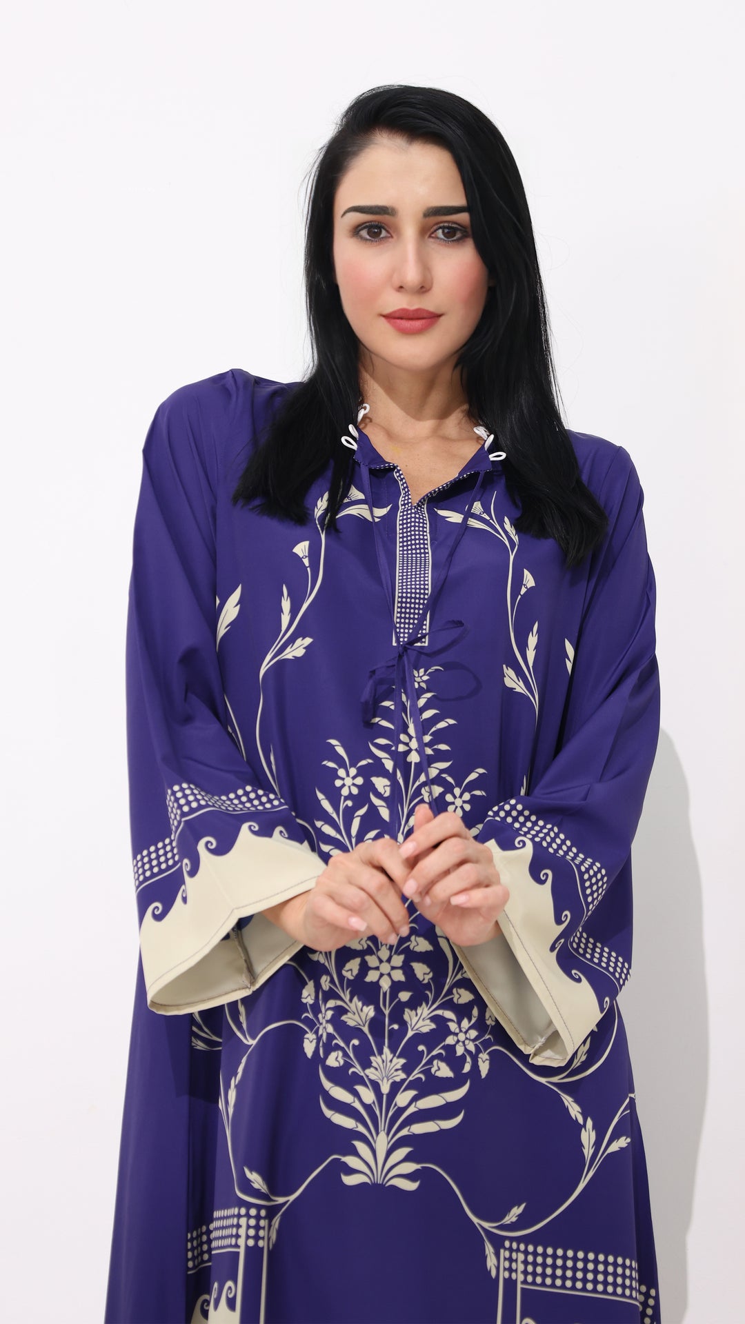 Mirelda Sapphire Kaftan Dress