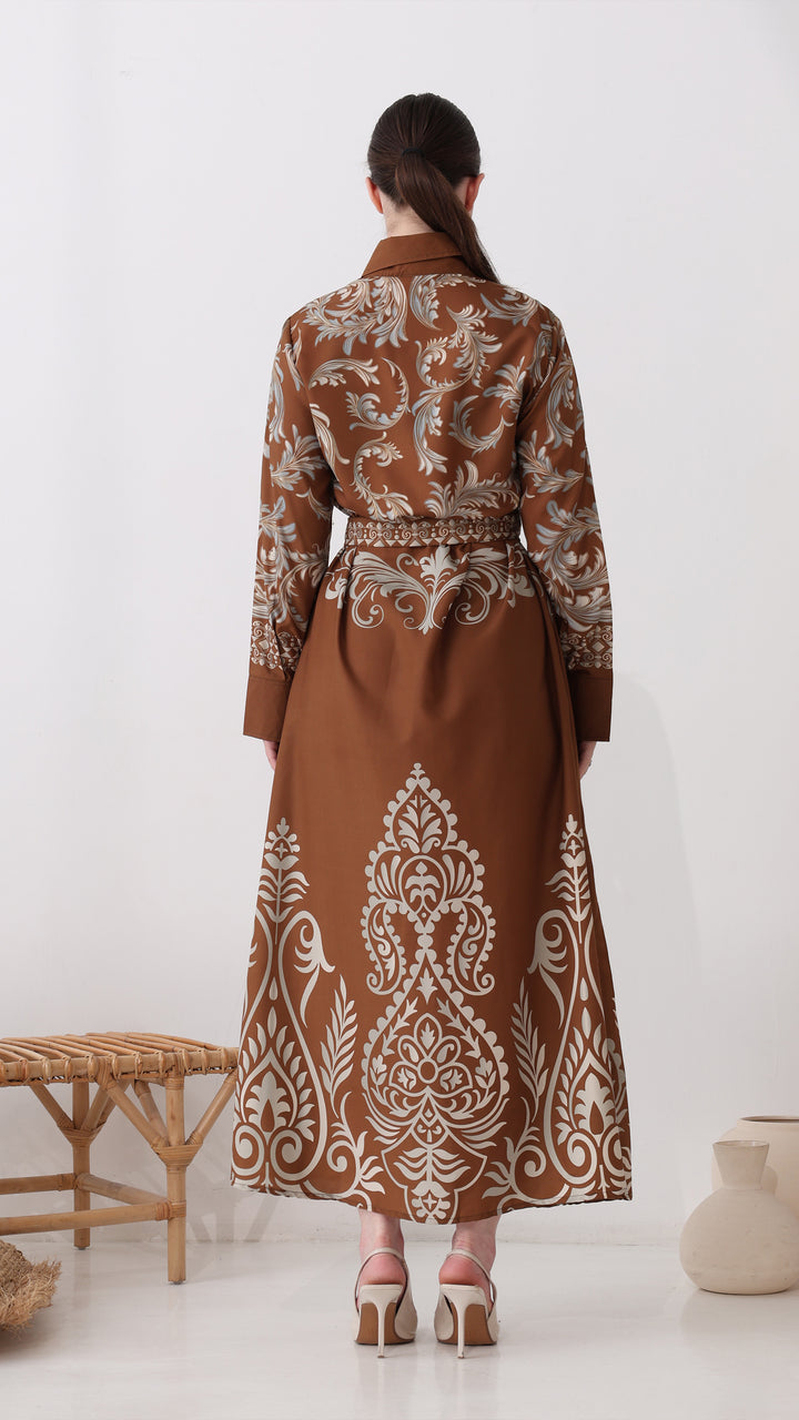 Valenna Mocha Dress