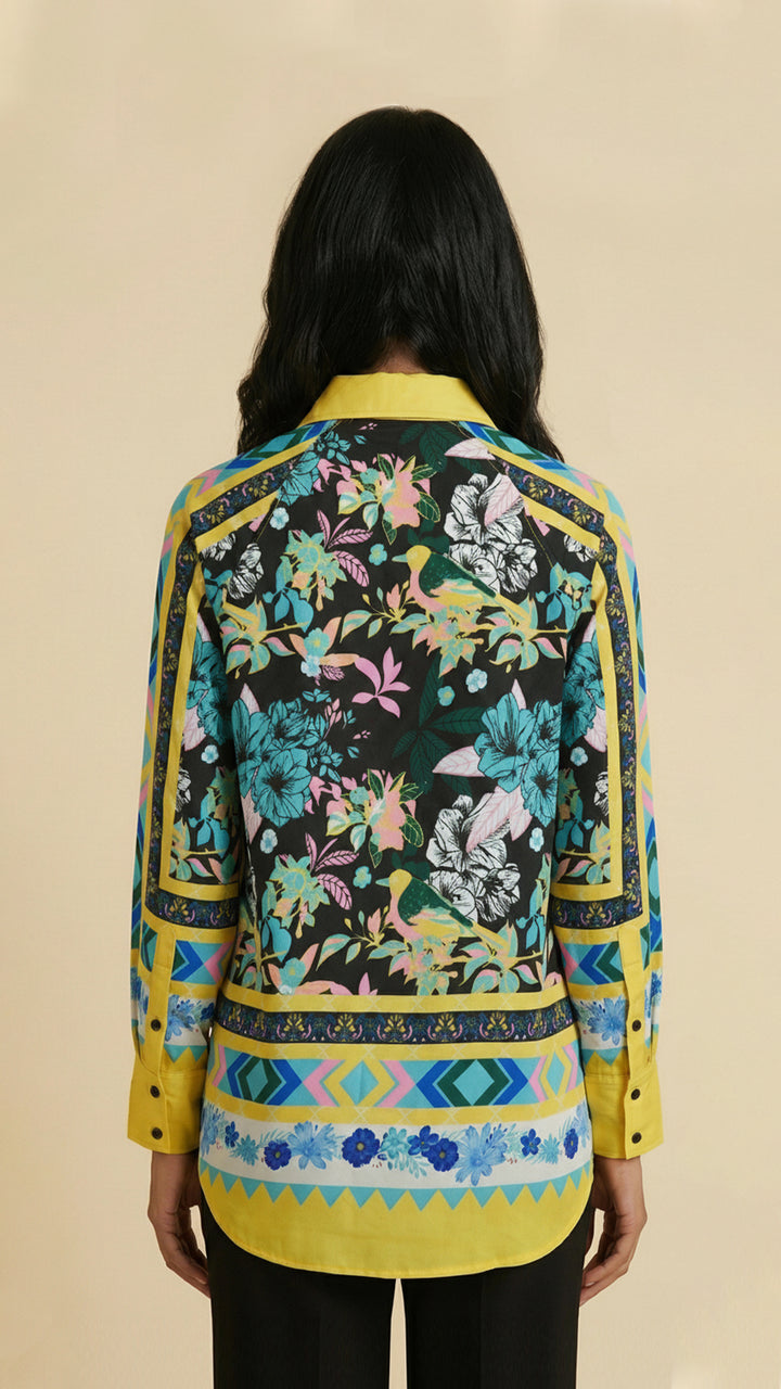 قميص أوريفا بأزرار أمامية