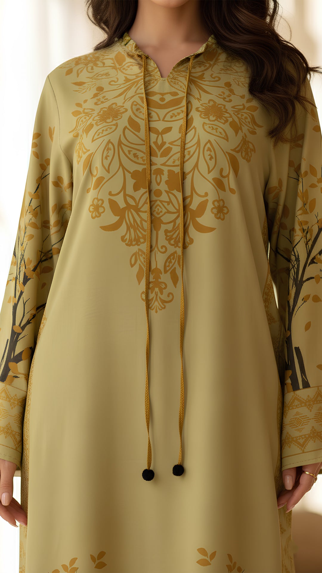 Elaren Fawn Kaftan Dress