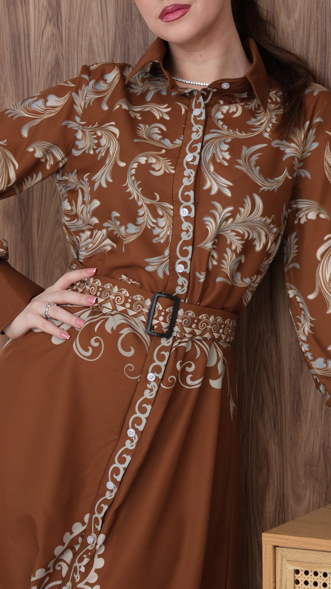 Valenna Mocha Dress