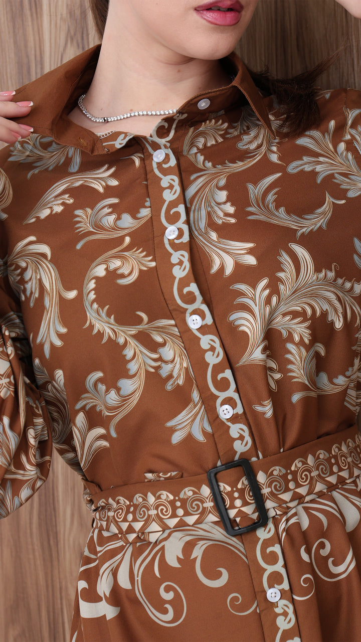 Valenna Mocha Dress