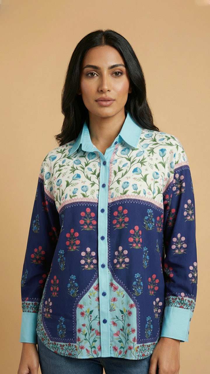 قميص لونايف بأزرار أمامية