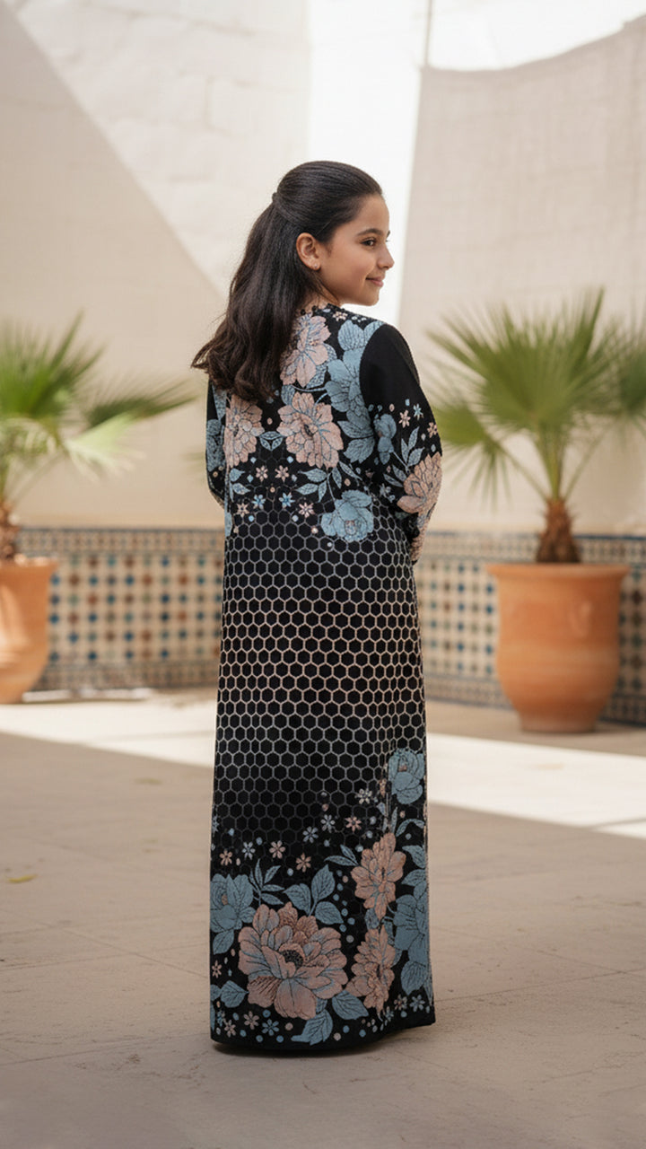 Fleur Noire Kids Kaftan Dress