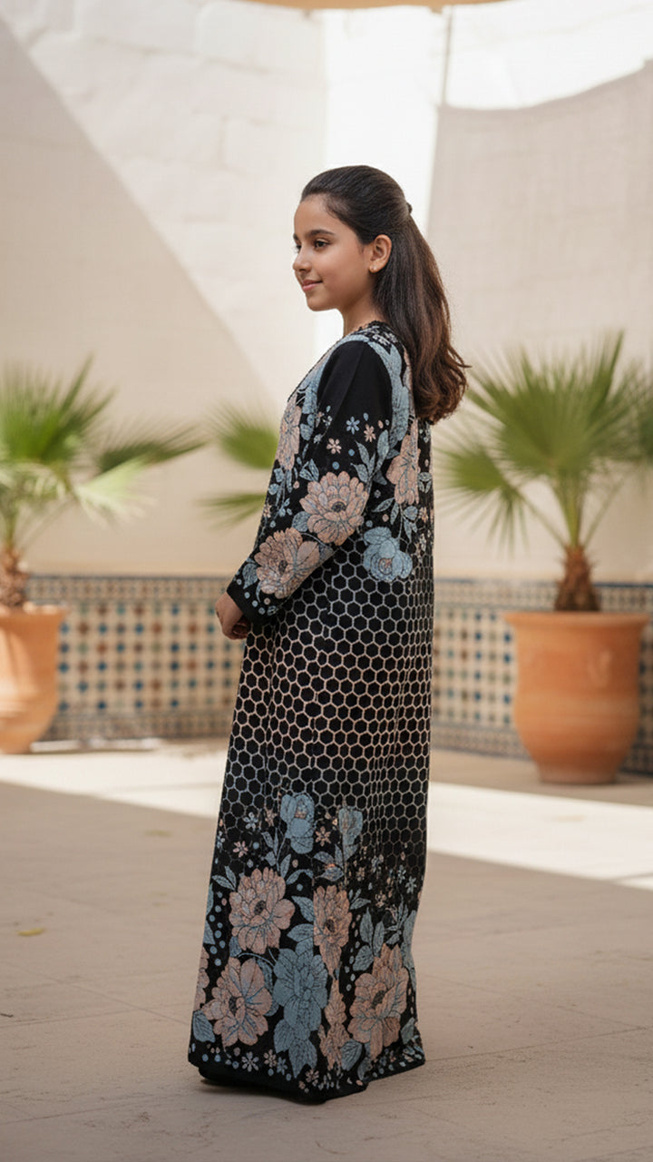 Fleur Noire Kids Kaftan Dress