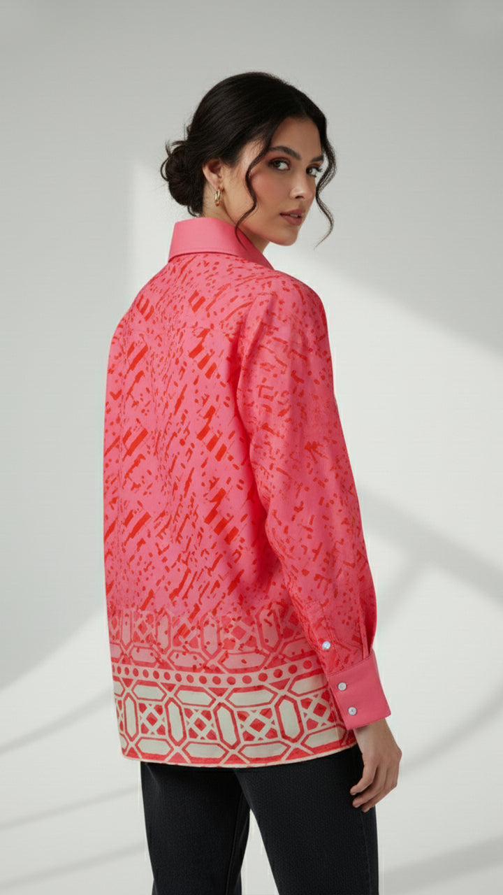 قميص رافيس بأزرار أمامية