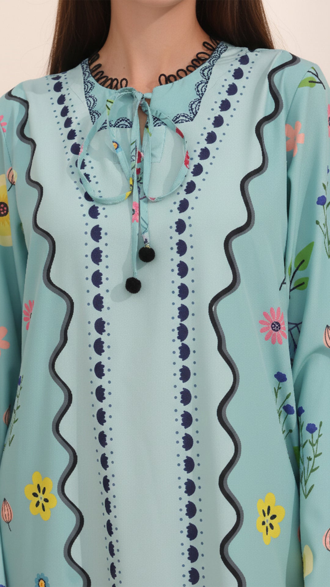 Sable Kids Kaftan Dress