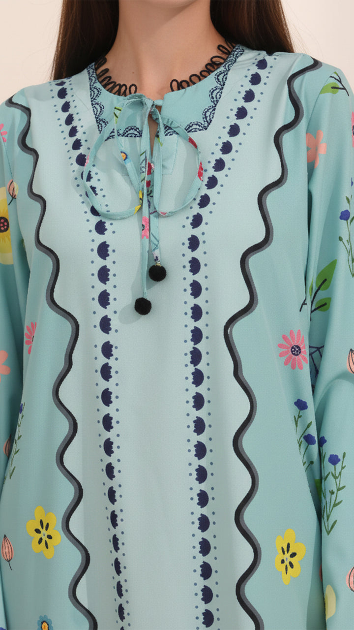 Sable Kids Kaftan Dress