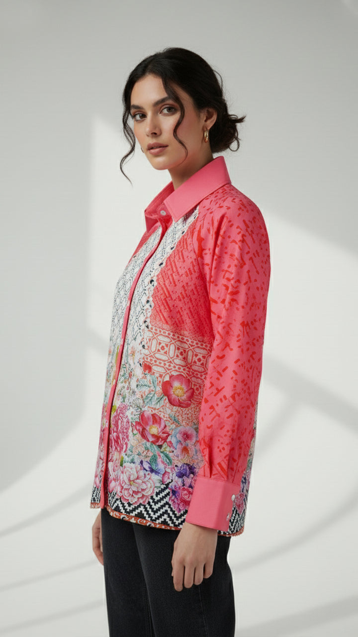 قميص رافيس بأزرار أمامية