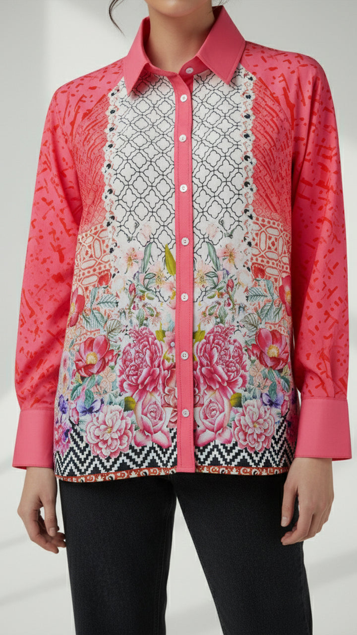 قميص رافيس بأزرار أمامية