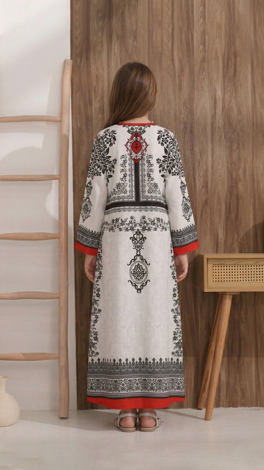 Corvienne Kids Kaftan Dress