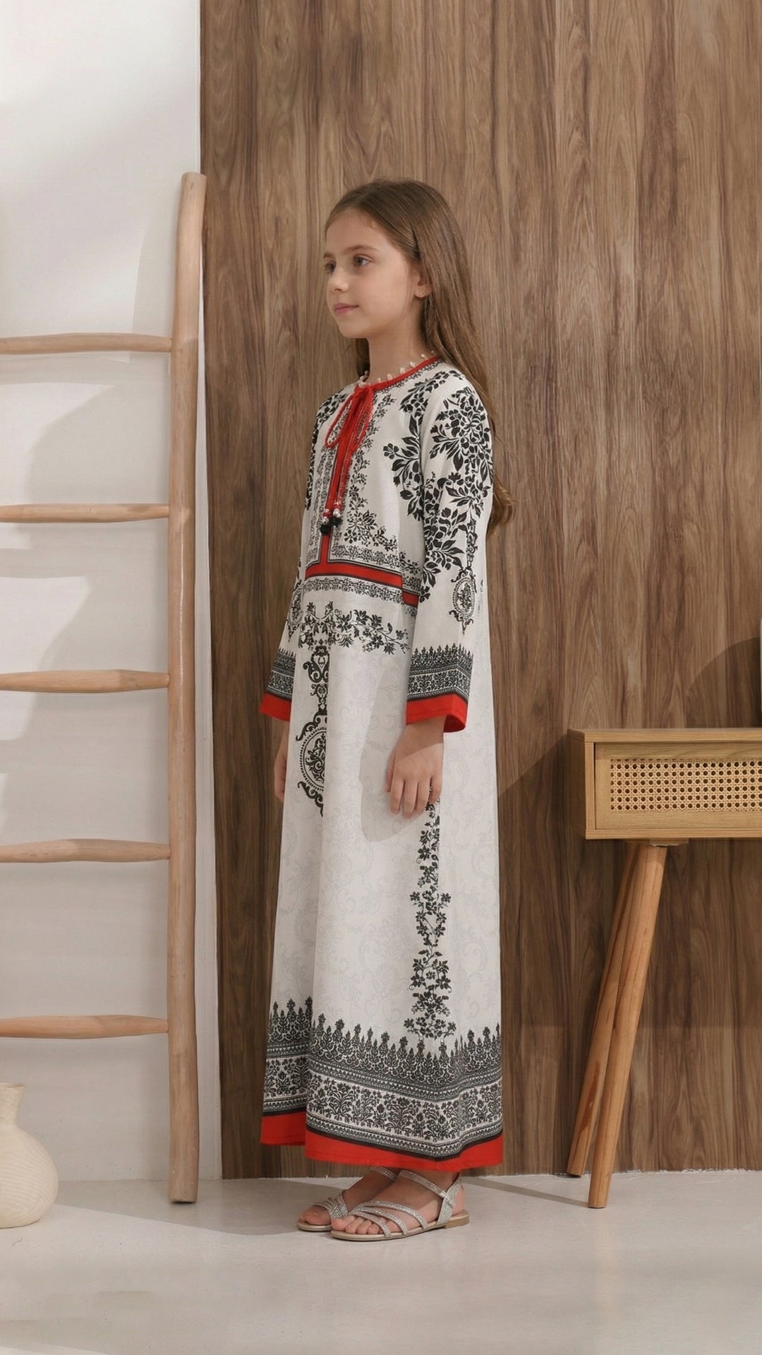 Corvienne Kids Kaftan Dress
