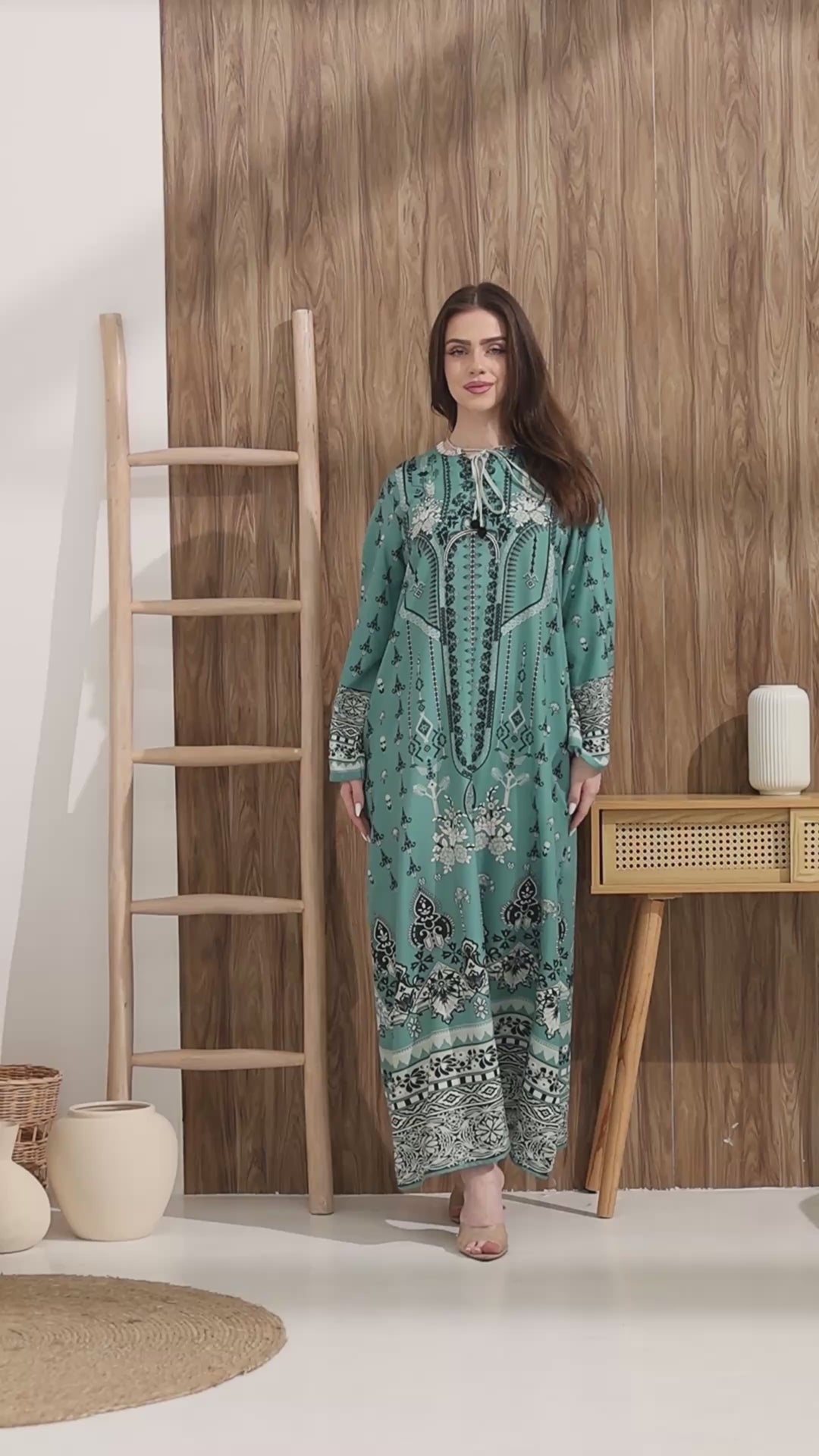Zelijah Kaftan Dress