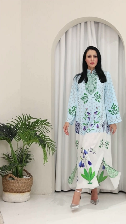 Aurevyn Kaftan Dress