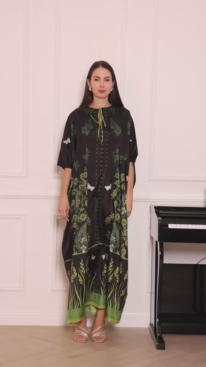 Ardine Noire Kaftan