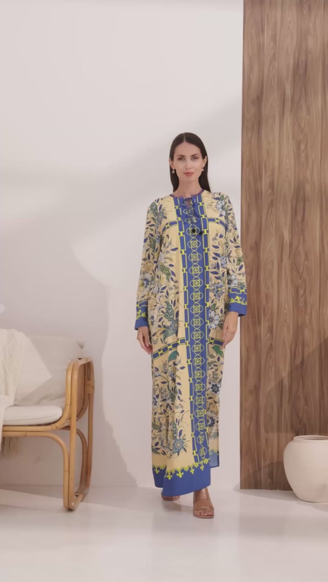 فستان قفطان إيريديسكا