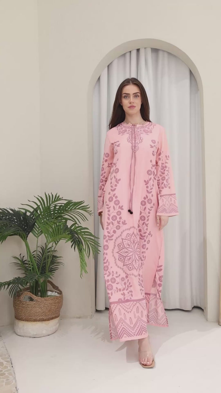 Aurelya Bloom Kaftan Dress