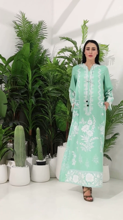 Sylvie Azurea Kaftan Dress
