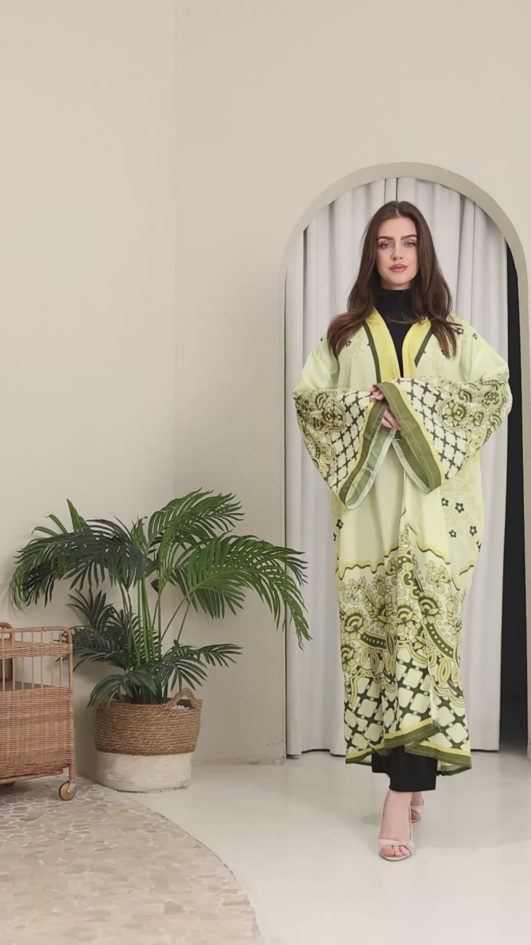 Lumira Open Front Abaya