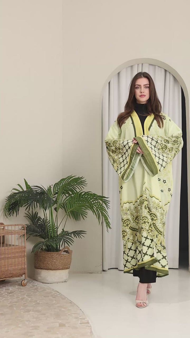 Lumira Open Front Abaya